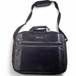 Kenneth Cole Reaction R-TECH Laptop Bag Briefcase Black Handles Messenger Unisex